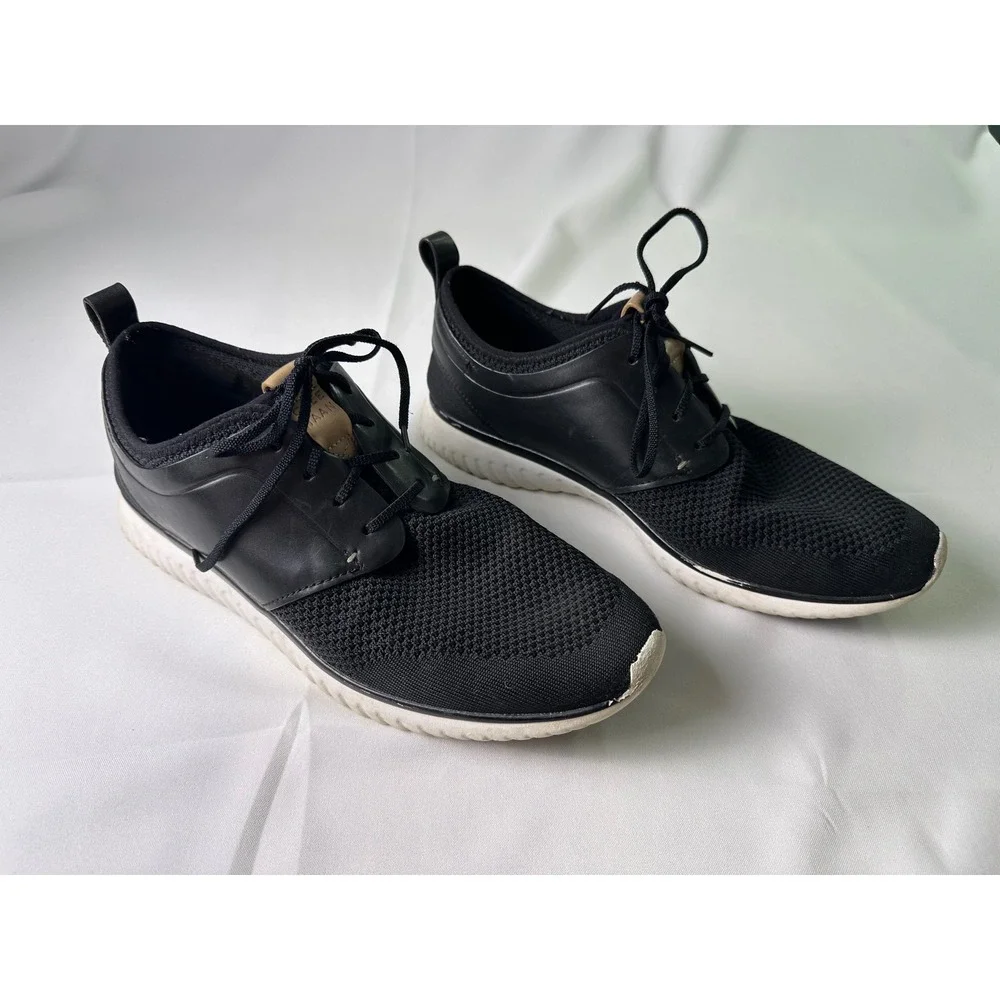 Cole Haan Knit Oxford Shoes Lightweight Cushioned Black Size 11M Mens C26395